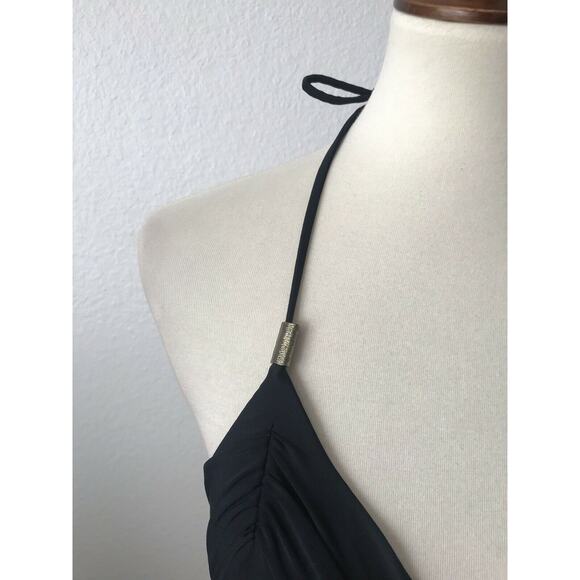 Sissy Boy Pleated Triangle Bikini Top Swim - Picture 2 of 8